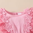 thumbnail image 6 of WIBACKER Baby Girl Clothes Infant Tulle Romper Ruffe Sleeveless Bodysuit Baby Girl Summer Infant Girl Dress 0-18M, 6 of 9