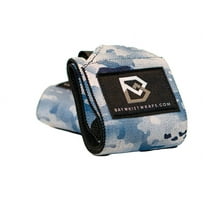 Bay Wrist Wraps Thumb Loop Unisex 70% Polyester Blue Weightlifting Straps
