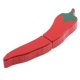 thumbnail image 1 of Juguete de madera para juego de imitación de comida falsa para niños en edad preescolar, juguetes educativos Pimiento rojo, 1 of 9