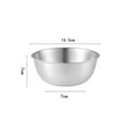 thumbnail image 3 of Stainless Steel Mixing Bowls Set Heavy Duty Flat Bottom Design for Kitchen Baking Food Prep and Storage, 3 of 8