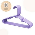 thumbnail image 2 of Mr. Pen- Kids Plastic Hangers, 10 Pack, Purple Baby Hanger, Childrens Hangers for Clothes, 2 of 7