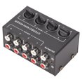 thumbnail image 3 of Divisor Pasivo De 4 Canales, Mezclador Pasivo Plug And Play CX400 Profesional De Bajo Ruido Para Barra Pequeña Para Reproductores De Cinta , 3 of 7