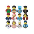 thumbnail image 3 of Juguetes para niños Figuras de la ciudad Policía SWAT Bloques de construcción Marina Pirata Fuerza aérea Azafata Astronauta Estudiante Muñecas de Navidad Ladrillos, 3 of 4