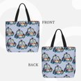thumbnail image 3 of Vsdgher Police Car print Tote Bag for Women Shoulder Bag with Zipper Large Shoulder Bag Handle Handbag Portable Washable for Travel, Work, 3 of 8