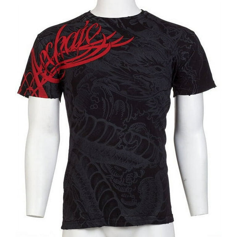 Xtreme Couture By Affliction Men's Scrap HEAP Biker MMA Graphic T-Shirt – Premium Cotton Tee With Bold Y2K Style