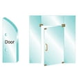 thumbnail image 3 of CRL CM18X18BR Brass 18" Glass Mounted Back-to-Back Standard Pull Handle, 3 of 4