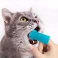 thumbnail image 3 of KMWGRE Pet Care Finger Toothbrush Soft Easy Use Teeth Cleaning Tool Plaque Remover Grooming Supply For Dogs Cats A 5.5X2.6x2cm, 3 of 6
