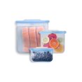thumbnail image 1 of Ziploc Endurables Small, Medium, and Large Pouch, Reusable Silicone Bags and Food Storage Meal Prep Containers for Freezer, Oven, and Microwave, Dishwasher Safe, 1 of 8