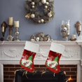 thumbnail image 2 of RXIRUCGD Knitted Christmas Stockings With Pockets Socks For Christmas Decorations, Red, 2 of 6