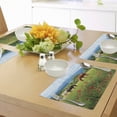 thumbnail image 4 of Ambesonne Horse Place Mats Set of 4, Landscape Rural Scene, Standard Size, Multicolor, 4 of 6