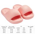 thumbnail image 2 of Zapatillas de nube Diapositivas Sandalias planas de playa EVA Zapatillas frescas de verano (Rosa 36-37), 2 of 8