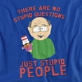 thumbnail image 2 of South Park No Stupid Questions Unisex Adult T-Shirt, Royal, Small, 2 of 6