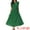 Green, variant on Unique Bargains Women's Ruffle Sleeveless Midi Dress with Tie Waist Belt XL Green