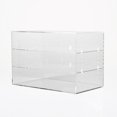 Three Shelf Acrylic / Plastic Display Case 13" Wide x 10" Deep x 12
