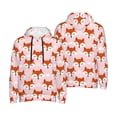 thumbnail image 6 of Bingfone cute fox pink Men's Drawstring Hoodie Long Sleeve Pocket Sweatshirts-4X-Large, 6 of 6
