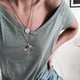 thumbnail image 4 of 7 Tree of Life Wire Wrapped Link Chain Pendant Necklace Reiki Natural Stone Crystal Gemstone Beads Necklace for Women Men, 4 of 5