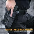 thumbnail image 3 of Holster w/Hook Guard & Rotating Hood For Glock 19/G26 Gen3-5, G19X/G44/G45, G27/G31/G32/G33 Gen 3-4, 3 of 4