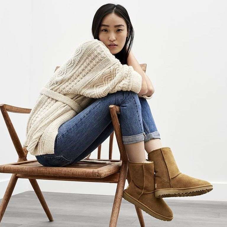 アグ  UGG  SHORT  PERF  II     23cm Classic Short II Grey – Quarks Shoes