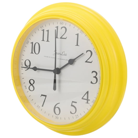 Silent Wall Clock Non-Ticking Battery Operated Round Clock