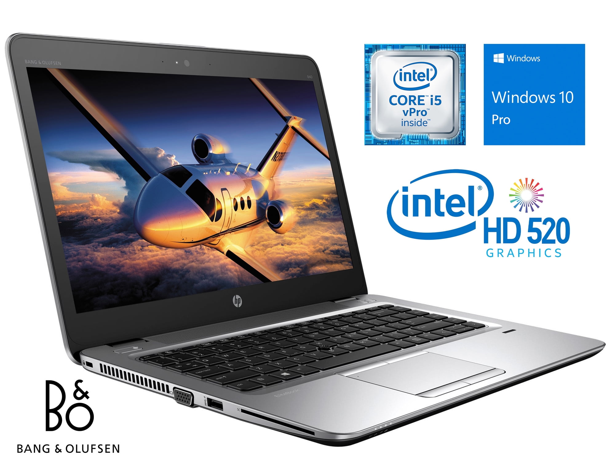 HP EliteBook 840 G3 Notebook, 14" FHD Display, Intel Core i56300U Upto