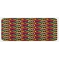 thumbnail image 1 of Abstract Kitchen Mat, Curved Spiral Various Arrows in Vibrant Tones Retro Graffiti Pattern, Plush Decorative Kitchen Mat with Non Slip Backing, 47" X 19", Multicolor, by Ambesonne, 1 of 1