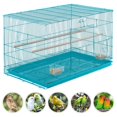 thumbnail image 5 of Alden Design 30" Bird Cage with Slide-Out Tray and Wood Perches, Teal Blue, 5 of 7