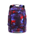 thumbnail image 6 of J World Unisex Packmate 2 in 1 Backpack With Built-in Lunch Bag, Galaxy, 6 of 8