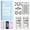Blue, variant on 100 Days Money Saving Challenge Coin Envelopes with Daily Savings Tracker, Habit-Forming System, $5050 Cash Savings Goal