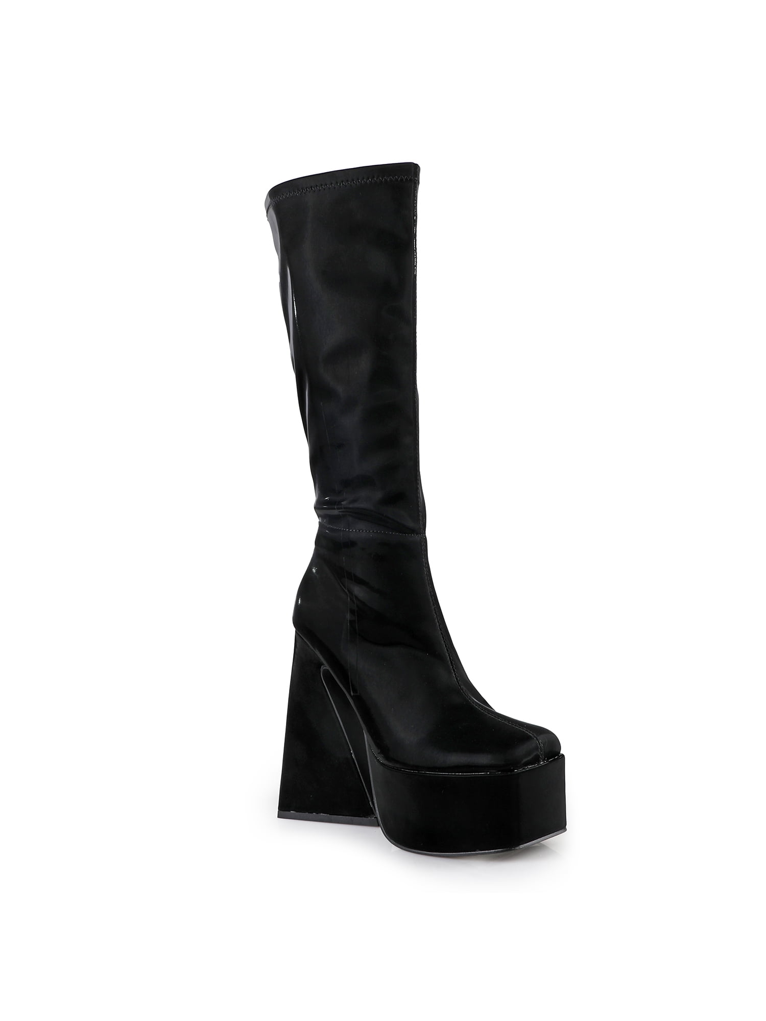 Reflective Women's Knee High Statement Block Heel Boot's