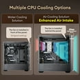 thumbnail image 6 of Okinos Cypress 7 ATX Mid Tower Tempered Glass Side Panel 4 x 120mm PWM Fans Genuine Walnut Wood Case, 6 of 9