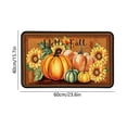 thumbnail image 3 of Zynviq 15.7" X 23.6" Area Rugs Pumpkin Thanksgiving Throw Rug Polyester Washable Brown Rectangular Small Rug for Dorm, 3 of 6