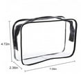 thumbnail image 2 of Sac de Toilette Transparent Sac de Maquillage Portable Imperméable pour Femmes, 2 of 10