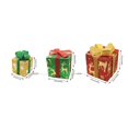 thumbnail image 3 of Falleo Clearance New Christmas Lights Christ Mas Gift Box Three Piece Set Christmas Products Birthday Party Decoration Props Ornaments Christmas Tree Decoration Gift Box Lights, 3 of 9