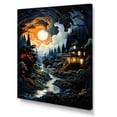 thumbnail image 2 of Designart "Flashing Lightning in the Nights I" Landscape & Nature Canvas Print, 2 of 5