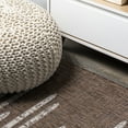 thumbnail image 4 of JONATHAN Y SANTA MONICA 2 x 8 Runner Rug, Zolak Berber Stripe Geometric - Brown/Beige, SMB124B-28, 4 of 10