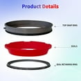 thumbnail image 4 of Aorsher Dust Bin Fixed Sealing Ring Replacement Parts Compatible with V11 Cordless Vacuum Cleaner,Dust Bucket Accessories, 4 of 13