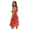 thumbnail image 2 of Riviera Sun Women's Strapless Tube Short Summer Dress - Casual and Comfortable Beach Dresses (Coral - Floral 2, 2X), 2 of 4