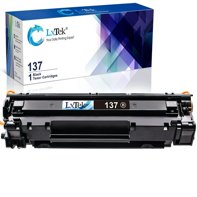 Cartucho de tóner LXtek compatible para Canon 137 CRG137 negro