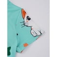 thumbnail image 5 of WIBACKER 3-12Y Girls Pajamas Set Kids Cat Sleepwear 2 PCS Short Sleeve Top and Shorts Pants for Toddler Girls Summer Jammies, 5 of 11