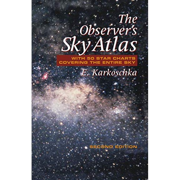 Pre-Owned The Observer's Sky Atlas: With 50 Star Charts Covering the Entire Sky (Paperback) 0387986065 9780387986067