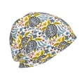 thumbnail image 3 of Salouo Sea Turtle Print Unisex Beanie Hat,Knitted Baggy Skull Cap Winter Warm Hats Beanie Sleep Hats Cancer Headwear Caps for Women & Men 1 Pieces, 3 of 7