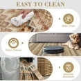 thumbnail image 6 of Garvee 8'x10' Vintage Boho Geometric Area Rug Stain-Resistant Non Shedding Rug Soft Foldable Accent Rugs Home Decor, Brown Beige, 6 of 6