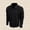 Black, variant on Polo Shirt for Men Long Sleeve Button Down Tees Shirt Lightweight Black TShirts for Men