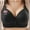 Black, variant on Front Closure Bras for Women Push up Bralette Soft Lift Bust Womens Bras Wireless ,SIZE XS