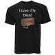 thumbnail image 1 of Camiseta casual de manga corta con estampado de letras divertidas y de moda para el Día del Padre para hombres y mujeres 4 (ZY6428-negro 4XL) 3XL, ZY6428-negro, 1 of 2