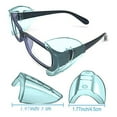 thumbnail image 5 of Universal Eye Shield Glasses for Enhanced and Comfort on Rides - 1 Pair of -Side Glasses for an Optimal Riding Experience, 5 of 8