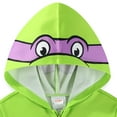 thumbnail image 3 of Nickelodeon Teenage Mutant Ninja Turtles TMNT Donatello Zip Up Hoodie (Boys), Sizes 3T-10, 3 of 5