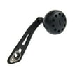 thumbnail image 1 of Fishing Spinning Reel Handle, Lightweight Metal Single Rocker Arm, Reel Replacement Power Handle Grip, 93mm Extended Rocker Arm Low-Profile Reel Handle DSH019-38mm Matte Black, 1 of 9