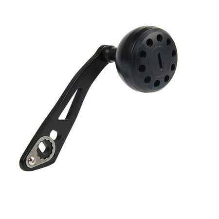 CHOGI Fishing Spinning Reel Handle Lightweight Metal Single Rocker Arm Reel Replacement Power Handle Grip 93mm Extended Rocker Arm Low-Profile Reel Handle 38mm