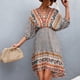 thumbnail image 3 of Vestido Informal Con Estampado Floral, Vestido Con Dobladillo Alto Y Bajo, Agradable A La Piel, Lavable, Sin Espalda, Para Ir De Compras A Una Fiesta De Citas ANGGREK Otros, 3 of 6